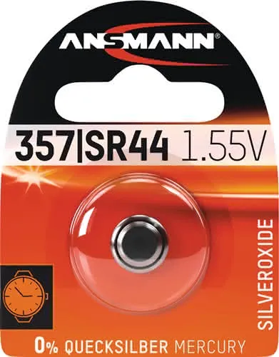 Knopfzelle 1,55 V 133 mAh SR44 11,6x5,4mm 1 St./Bl.ANSMANN