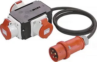 Kompaktverteiler MIXO NECKAR CEE-16 A,5-polig 3xCEE 400V AS-SCHWABE