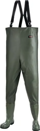 Wathose STANDARD Gr.45 olivgrün Stiefel: S5 SRA Stiefel:EN20345 NORWAY