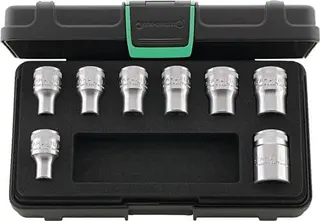 Steckschlüsselsatz 50TX/8 8-tlg.1/2 Zoll f.Außen-Torx-Schrauben STAHLWILLE