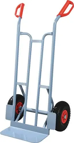 Sackkarre H.1150mm Schaufel-L150xB400mm PU-Bereifung Trgf250kg taubenblau PROMAT