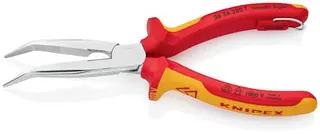 Flachrundzange L.200mm Form 2 40Grad gew.VDE Mehrkomp.-Hüllen KNIPEX – Bild 3