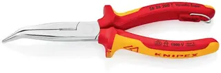 Flachrundzange L.200mm Form 2 40Grad gew.VDE Mehrkomp.-Hüllen KNIPEX – Bild 4