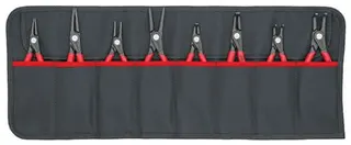 Sicherungsringzangensatz Version 2 8-tlg.in Rolltasche 10-60mm KNIPEX