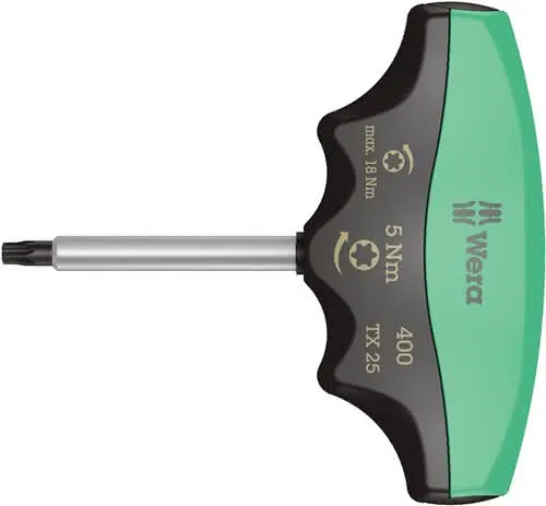 Drehmomentschraubendreher 400 TX TX 25 5 Nm fest eingest.WERA