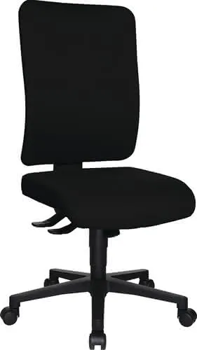 Bürodrehstuhl m.Synchrontechnik schwarz 450-550mm o.Armlehnen Trgf.110kg TOPSTAR