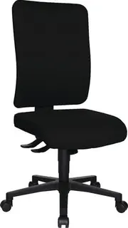 Bürodrehstuhl m.Synchrontechnik schwarz 450-550mm o.Armlehnen Trgf.110kg TOPSTAR