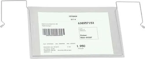 Dokumententasche B280xH180mm DIN A5 quer m.flex.Drahtbügel EICHNER