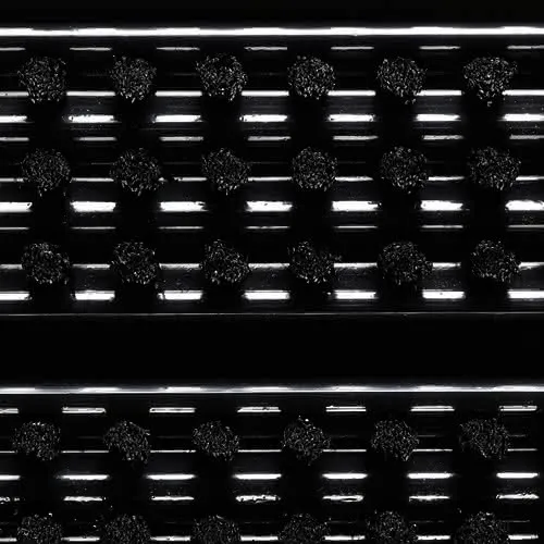 Fußmatte schwarz PP L385xB590xS22mm