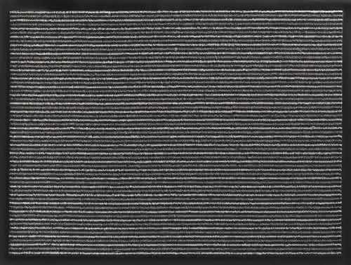 Fußmatte gestreift anthrazit PP L600xB800xS5mm