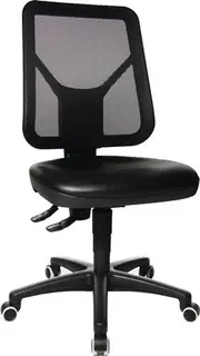 Arbeitsdrehstuhl TEC 80 Rl.Polyurethanschaum schwarz