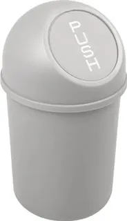 Abfallbehälter H375xØ214mm 6l lichtgrau HELIT