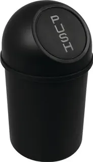 Abfallbehälter H375xØ214mm 6l schwarz HELIT