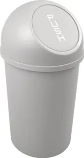 Abfallbehälter H490xØ253mm 13l lichtgrau HELIT