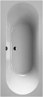 VB Badewanne Oberon 2.0 1800x800x485mm Duo Rechteck Weiß Alpin