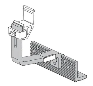 Remeha Aluminium-Sparrendachanker 4 Stück, für Falzziegel