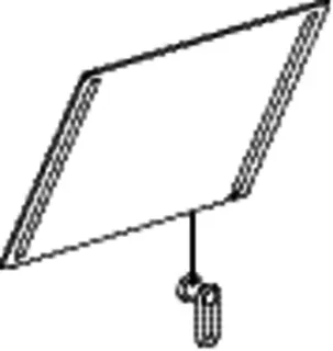 HEWI Kippspiegel LED basic, B:600mm H:540mm reinweiß – Bild 3