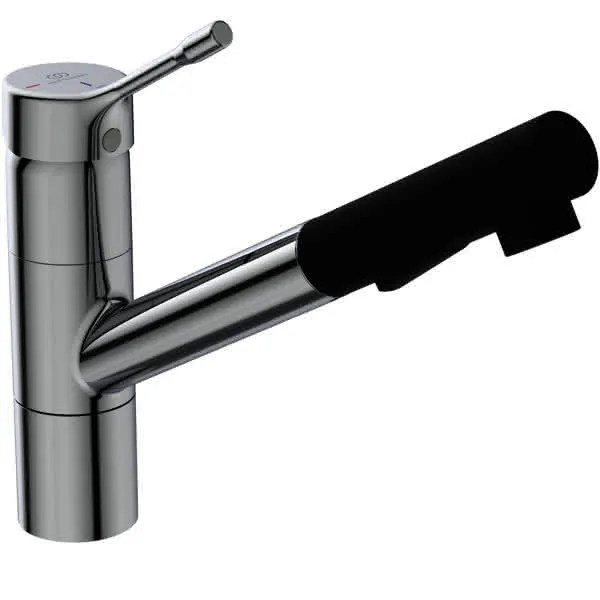 Ideal Standard Küchenarmatur Ceralook, m.herausz.HB, Ausld.233mm, Chrom