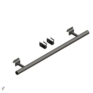 Kermi Handtuchhalter Flachheizkörper Länge 600 mm, chrom – Bild 5
