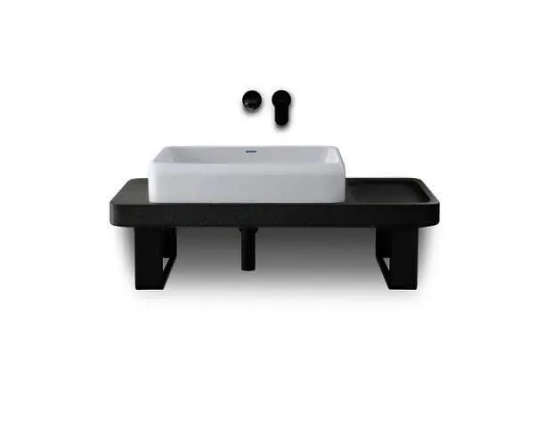Duravit Design Siphon Schwarz Matt