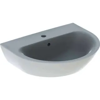 Geberit Renova Waschtisch, 60x48cm mit Hahnloch mittig, mit Überlauf, weiß – Bild 2