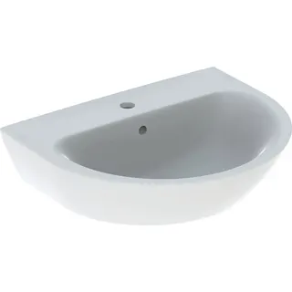 Geberit Renova Waschtisch, 60x48cm mit Hahnloch mittig, mit Überlauf, weiß, KeraTect – Bild 2