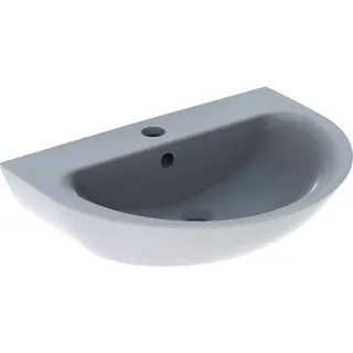 Geberit Renova Waschtisch, 70x52cm mit Hahnloch mittig, mit Überlauf, weiß, KeraTect – Bild 2