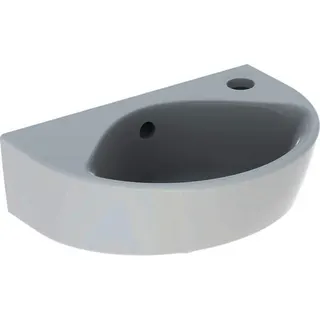 Geberit Renova HWB, verk. Ausladung 36x25cm, mit Hahnloch rechts, mit Überlauf, weiß Tect – Bild 2