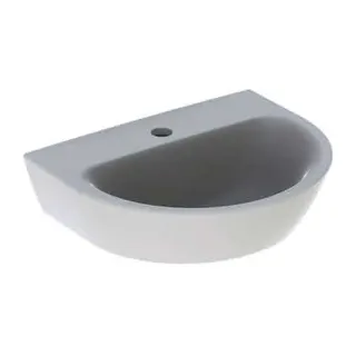 Geberit Renova Handwaschbecken, 45x36cm mit Hahnloch, o.. Ül., weiß – Bild 2