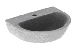 GE Renova Handwaschbecken, 45x36cm m. Hl., o. Ül., weiß, KeraTect