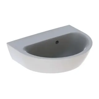 Geberit Renova Handwaschbecken, 45x36cm ohne Hahnloch, mit Überlauf, weiß – Bild 2