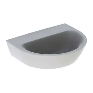 Geberit Renova Handwaschbecken, 45x36cm ohne Hahnloch, ohne Überlauf, weiß – Bild 2