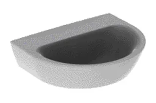 GE Renova Handwaschbecken, 45x36cm o. Hl., o. Ül., weiß, KeraTect