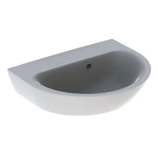 Geberit Renova Handwaschbecken, 50x40cm ohne Hahnloch, mit Überlauf, weiß – Bild 2
