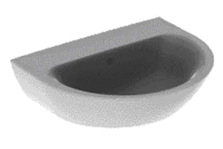 Geberit Renova Waschtisch, 60x48cm ohne Hahnloch, mit Überlauf, weiß