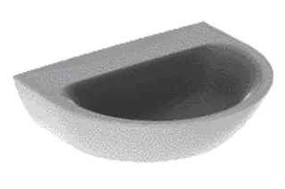 Geberit Renova Waschtisch, 60x48cm ohne Hahnloch, ohne Überlauf, weiß