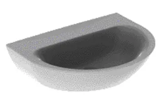 Geberit Renova Waschtisch, 65x50cm ohne Hahnloch, ohne Überlauf, weiß, KeraTect