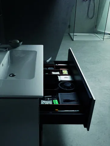 Duravit Einrichtungssystem Universal f.SchKa 1020mm, m.Siphonausschnitt, nussb.massiv