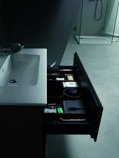 Duravit Einrichtungssystem Universal f.SchKa 1020mm, m.Siphonausschnitt, nussb.massiv – Bild 2