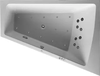 DU Whirlwanne Paiova 1800x1400mm, weiß Einbauversion, Ecke re. Combi P