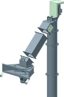 Fröling Verlängerter Auswurfkanal L=707 mm