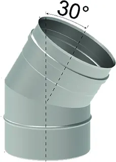 Fröling Bogen 30Grad Dm150