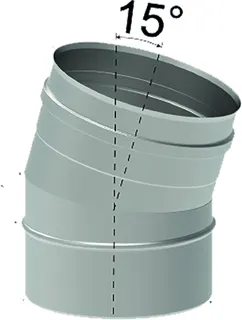 Fröling Bogen 15Grad Dm150