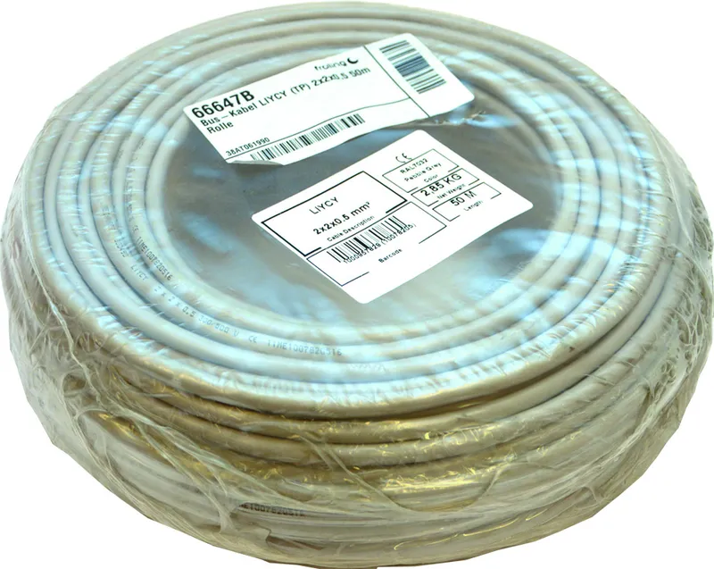 Fröling Bus-Kabel LIYCY (TP) 2x2x0,5 50m Rolle