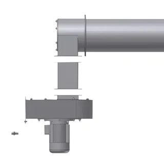 Fröling Fallschacht für Auswurfkopf L=500 mm
