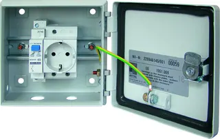 Fröling Hausanschlussbox IP66 nach IEC 50629 Pelletsbefüllung 150x150x80
