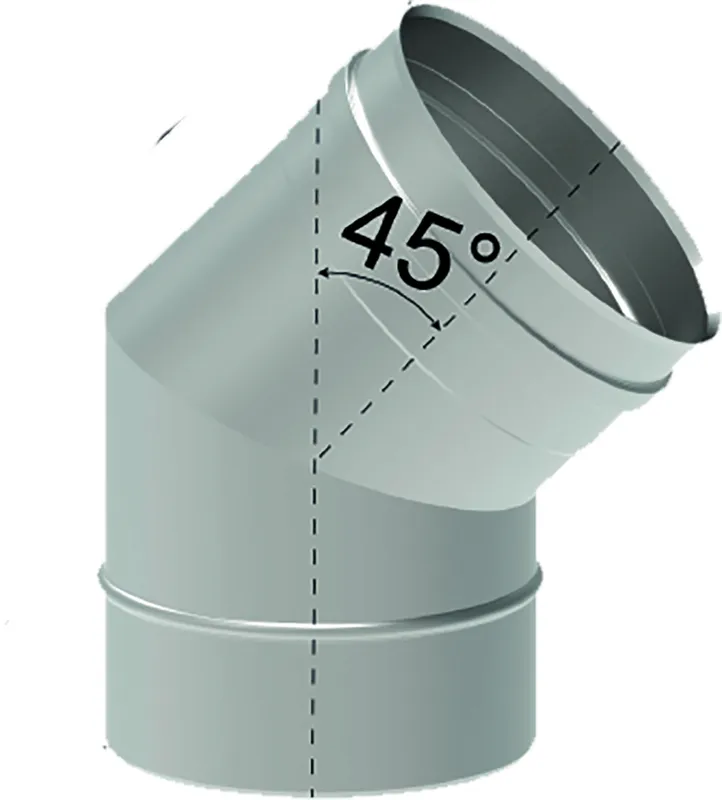 Fröling Bogen 45Grad Dm130