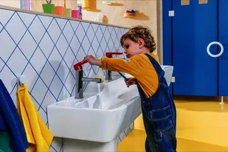 Villeroy & Boch ReihenWT O.novo Kids 1300x430mm re-eckig 3HL. o. ÜL. Weiß Alpin – Bild 3