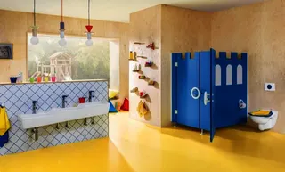 Villeroy & Boch ReihenWT O.novo Kids 1300x430mm re-eckig 3HL. o. ÜL. Weiß Alpin – Bild 4