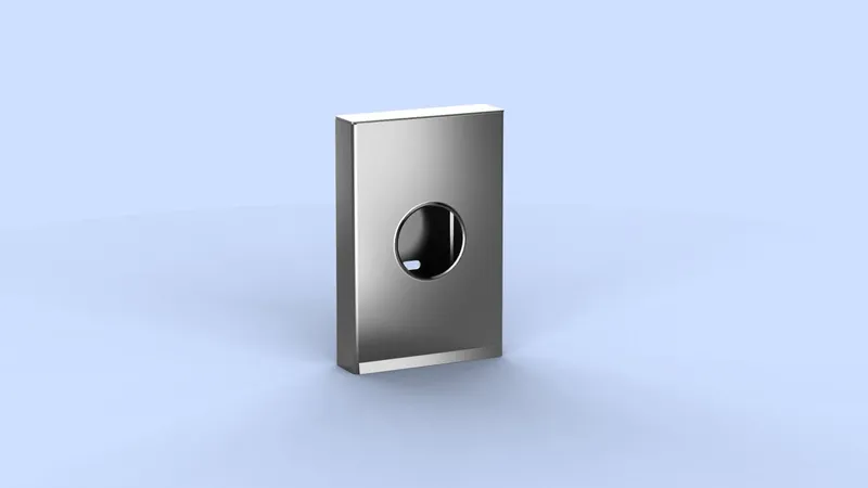 CWS Hygienebeutelhalter für Polybeutel Edelstahl, matt gebürstet, 138x90x23